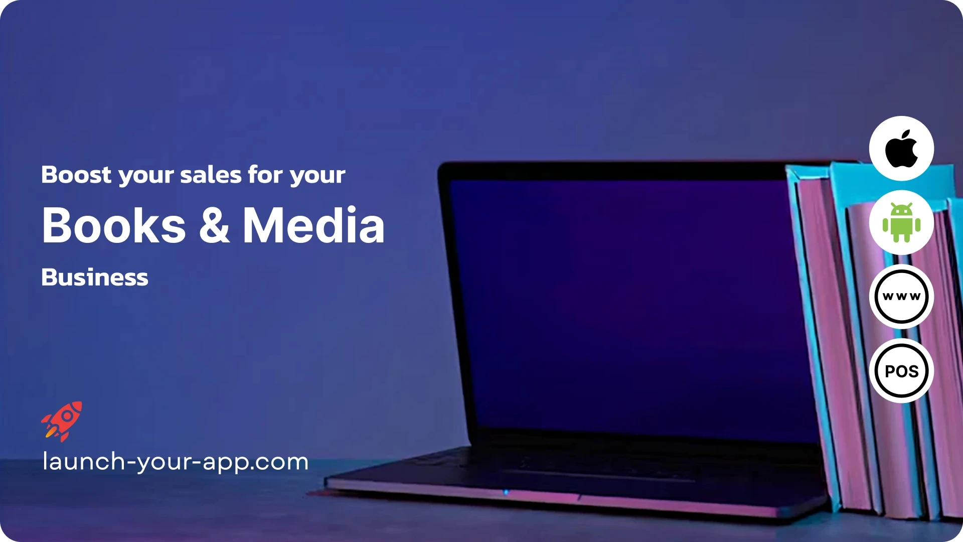 Books & Media Mobile App Builder - Launch Your App